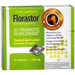 Florastor Dietary Supplement 250 mg- 20 Capsules 