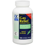 Quality Choice Gas Relief Mint Flavor 100 Chewable Tablets 