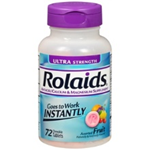 Rolaids Ultra Strength Assorted Fruit Flavors 72 Chewable Tablets 