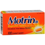 Motrin IB 100 Coated Caplets 