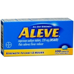 Aleve 220 mg 100 Caplets 