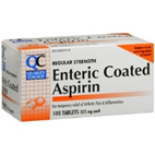 Quality Choice Enteric Aspirin 325mg 100 Tablets 