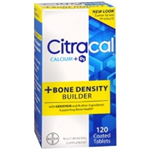 CITRACAL CALCIUM SUPPLEMENT  120 CAPLETS