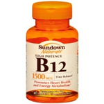 SUNDOWN B12 1500 MCG 60 TABLETS