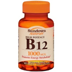 SUNDOWN B12 1000 MCG 60 TABLETS