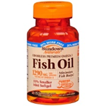 SUNDOWN FISH OIL 1290 MG 72 SOFTGELS