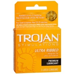 Trojan Ultra Ribbed Condoms (3 Ct.) 