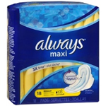 Always Maxi Regular Pads (18 Ct.)