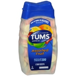 TUMS Assorted Fruit Regular Strength 500- 150 Chewable Tablets 