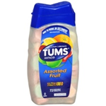 TUMS Assorted Fruit Ultra Strength 1000- 72 Chewable Tablets 